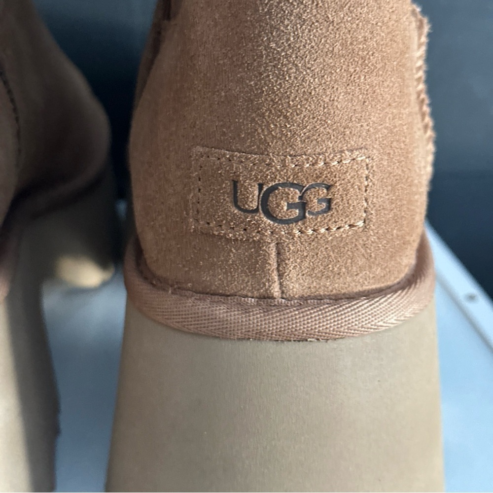 UGG Womens Classic Twin Seam Heights Chestnut Platform Boots 1158313 Size 12 New - Picture 11 of 16